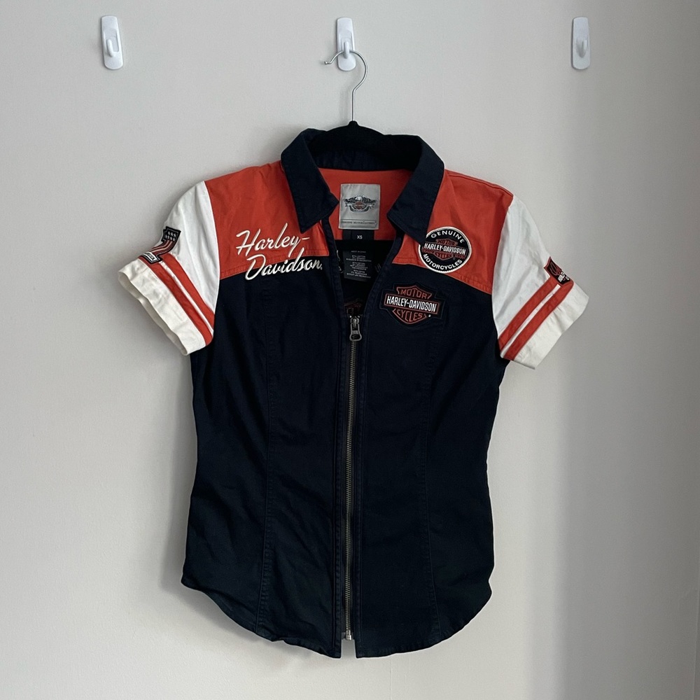 Harley-Davidson zip-up Shirt